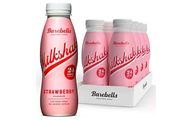 Barebells Strawberry Milkshake Pack 8 X 330 Ml