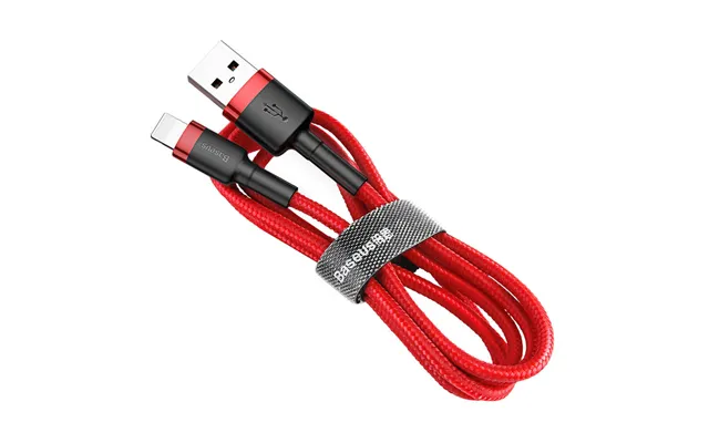 Baseus Cafule Usb-a Lightning 2.4a Qc 3.0 Cable 1 M - Red