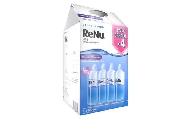 Bausch&lomb Renu Mps Multifunctional Solution Classic Formula 4x 4x360ml