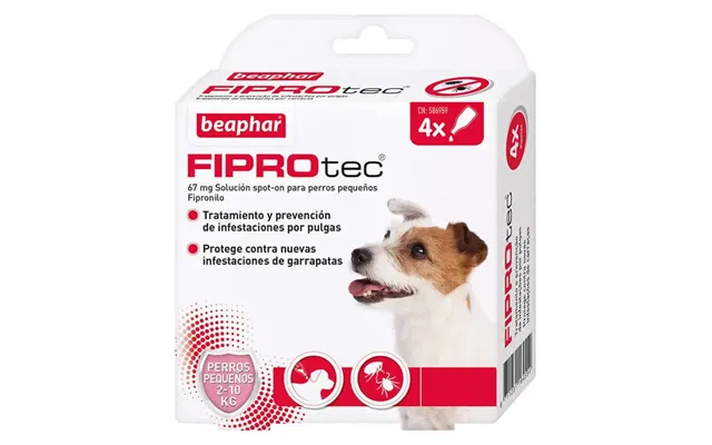 Beaphar Fiprotec On Small Dog 2-10kg 4 Pip X 0,67 Ml