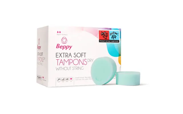 Beppy Tampons Dry - Sponge Tampons Without Strings