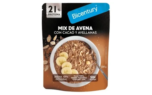 Bicentury Mix Oatmeal Cocoa And Hazelnut 220g