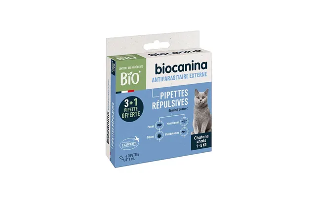 Biocanina Cat Repellent Pipette 3 Pipettes 1 Free
