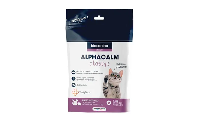 Biocanine Serenity Alphacalm Tasty Cat X30 Food Bites product image