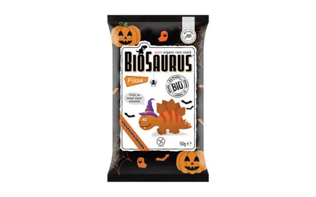 Biosaurus Halloween Edition Organic Pizza Flavored Snacks - 50 G product image