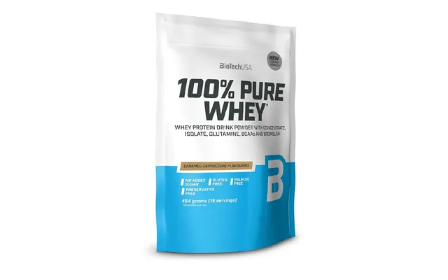 Biotech Usa Caramel-cappuccino 100% Pure Whey Protein Powder - 454 G