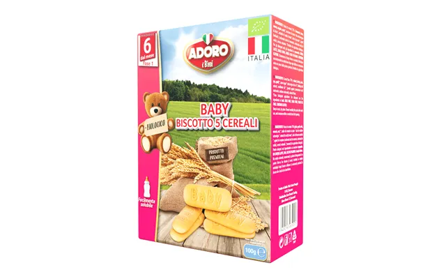 Biscuits With 5 Cereals Organic - 100 G