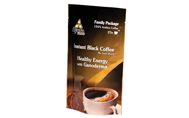 Black Coffee With Ganoderma Instant Coffee Mix Family - 100 G