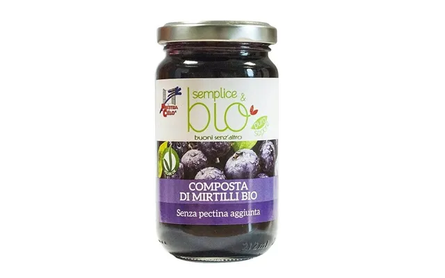 Blueberry Eco Jam Without Pectin - 220 Gr
