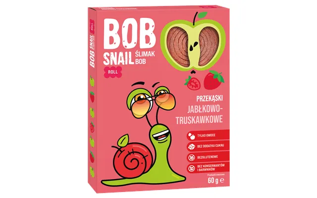 Bob Snail Roll Fruit Snacks - Apple