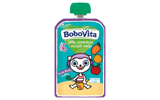 Bobovita Kitten Mousse In A Tube - Apple product image