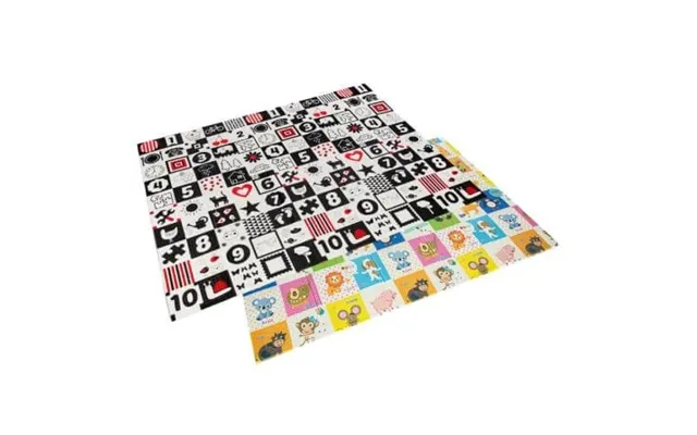 Bocioland Folding Contrast Foam Mat 150x200cm Happy Day