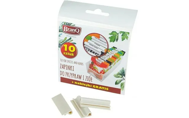 Branq Spice Or Herb Clasps 10 Pieces