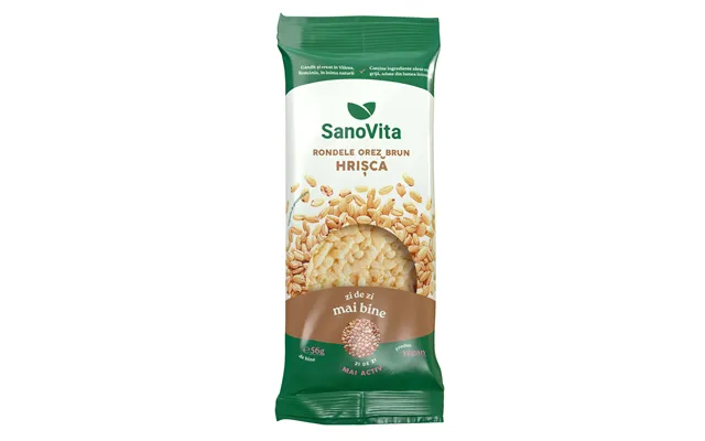 Brown Rice And Buckwheat Rounds - 56 G