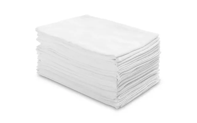 Burlap Diaper White 60x80