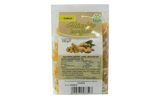 Candied Ginger Cubes - 100 G