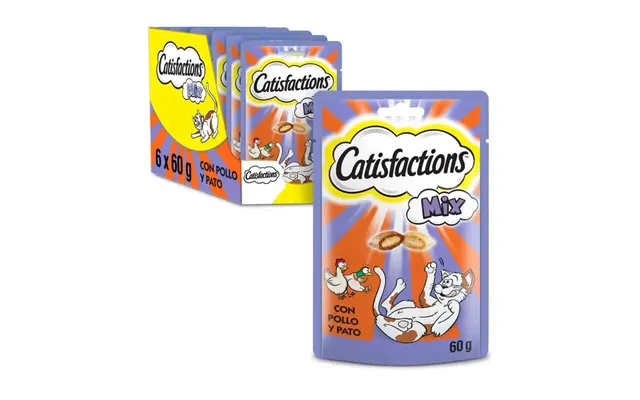 Catisfactions Feline Mixed Chicken Duck Box 6x60gr
