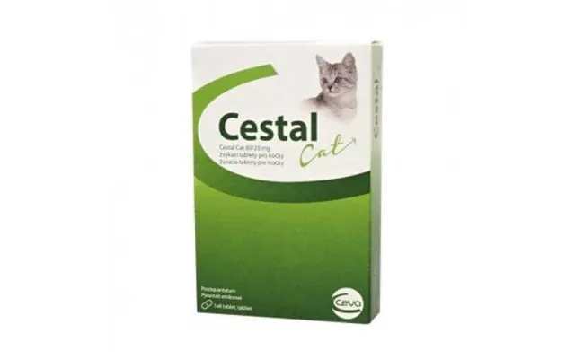 Cestal Cat 80 Mg 20 Mg Chewable Tablets For Cats 8 Tablets