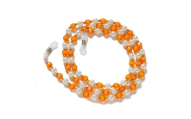 Chain For Glasses Beads Pendant Orange