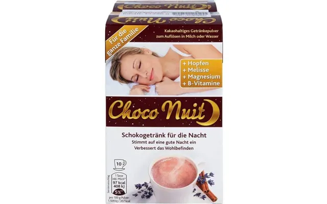Choco Nuit Good Night Chocolate Drink Powder 20 Capsules