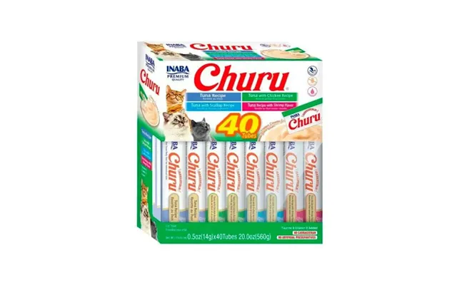 Churu Cat Tuna And Seafood Varieties 40x14gr