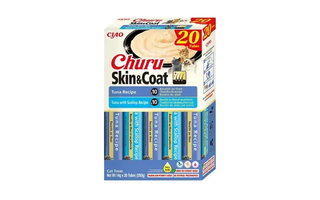 Churu Cat Tuna Skin&coat Varieties - 20 Units
