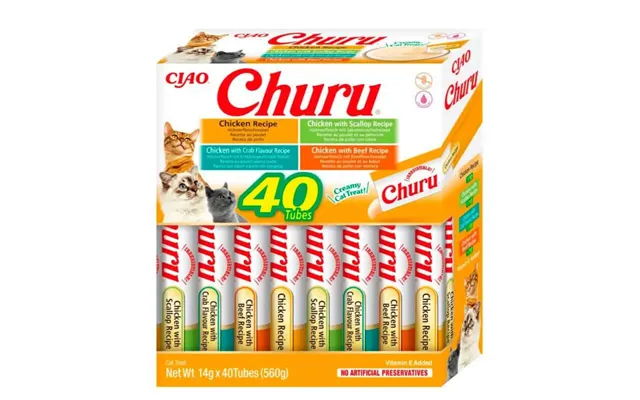 Churu Cats Chicken Varieties 40x14gr