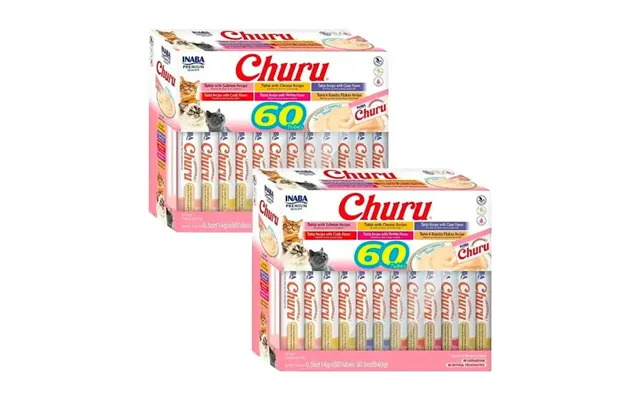 Churu Cats Tuna Varieties - Pack 2 X 60x14gr