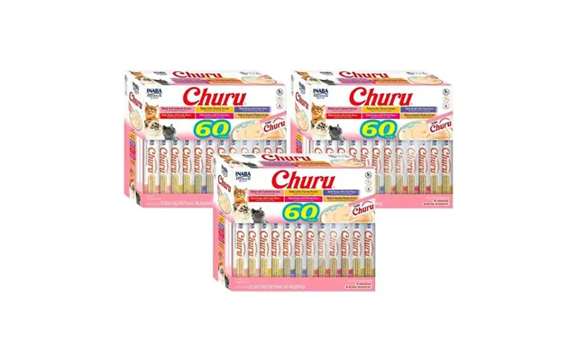 Churu Cats Tuna Varieties - Pack 3 X 60x14gr