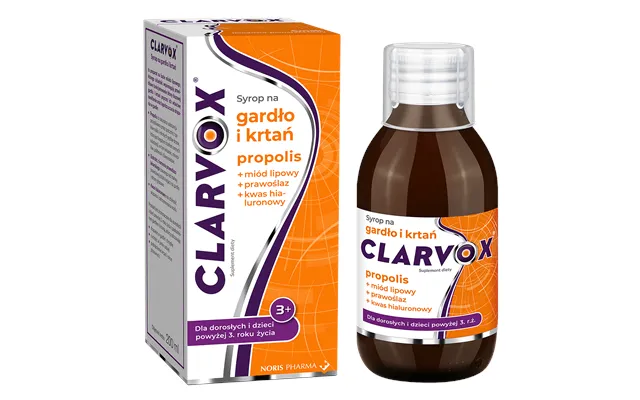 Clarvox Throat And Larynx Syrup For Adults And Children 3 Years And Older - Propolis