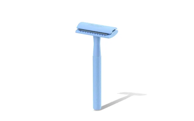Classic Shaver With Blue Stainless Steel Blade Refills - Meloni product image