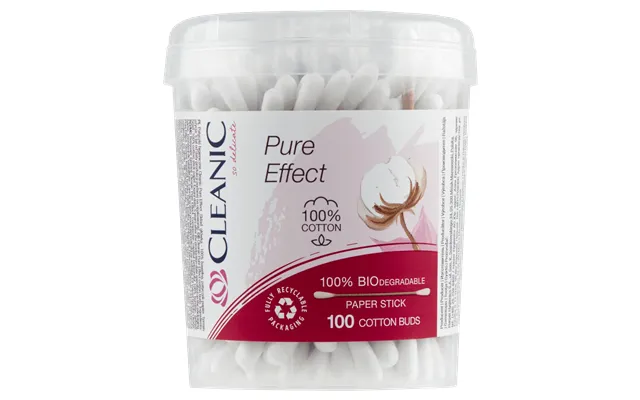 Cleanic Pure Effect - Biodegradable Cotton Buds