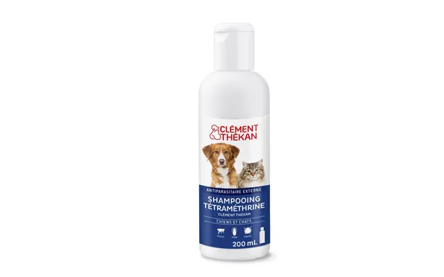 Clement-thekan Tetramethrin Antiparasitic Shampoo For Dogs And Cats 200 Ml