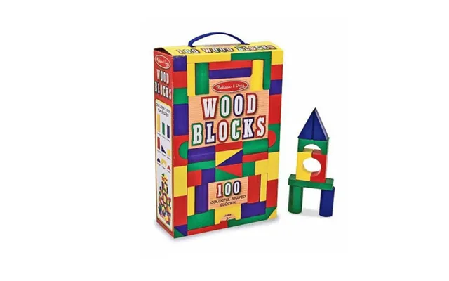 Colorful Wooden Cubes - 100 Pieces