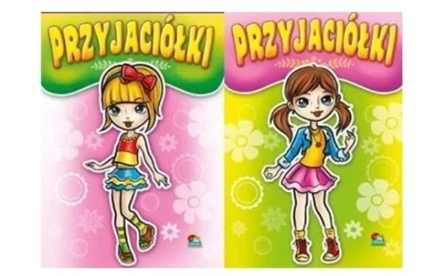 Coloring Book Friends With Stickers