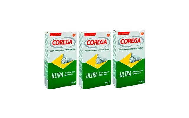 Corega Triplo Ultra Adhesive Powder - 3 X 50 Grams
