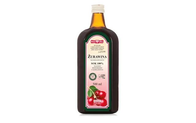 Cranberry Juice 100% 500ml 500ml Polska Ró A