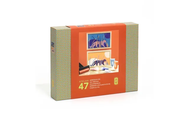 Creative Workshop 47 For Adults Gel Printing - Djeco