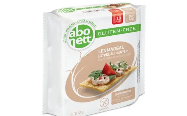 Crunchy Gluten-free Flaxseed Crispy Toasts - 100 G