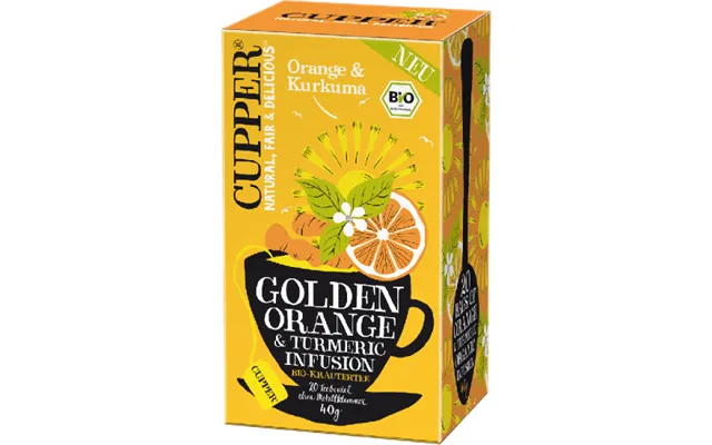 Cupper Orange And Turmeric Infused Eco Tea - 20 Sachets