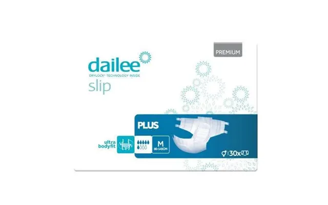 Dailee Slip Premium Plus M Diapers - 30pcs