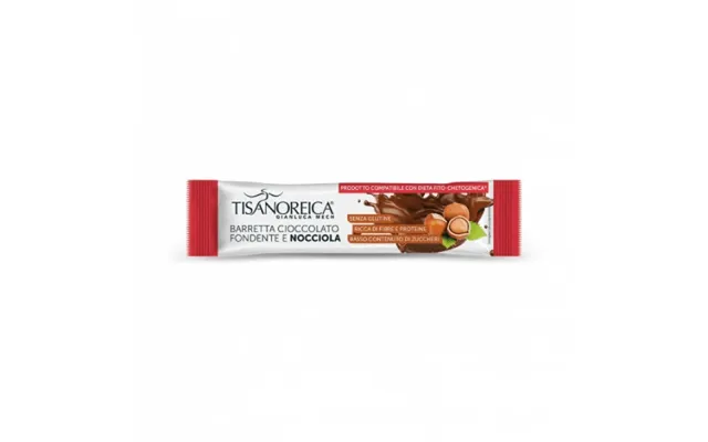 Dark Chocolate And Hazelnut Protein Bar Gianluca Mech Tisanoreica Dark Chocolate And Hazelnut Bar 1x35gr