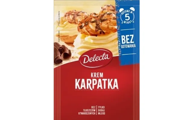 Delecta Cream Karpatka In 5 Minutes 136 G