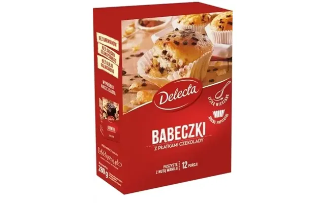 Delecta Cupcakes With Chocolate Flakes 280 G