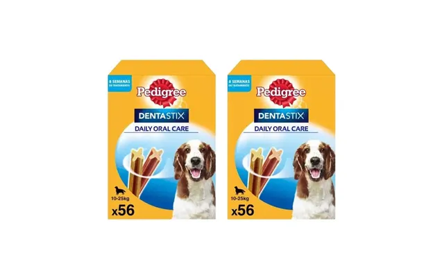 Dentastix Pedigree Medium Pack - 2x56pcs