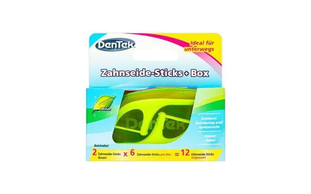 Dentek Dental Floss Toothpicks On The Go - 2x6pcs product image