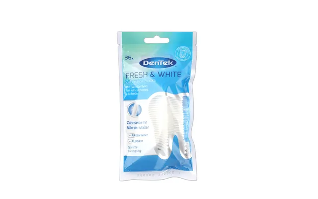 Dentek Fresh&white - Toothpicks With Dental Floss product image