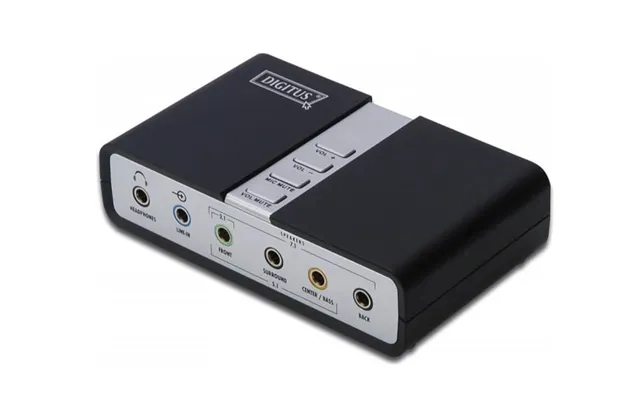 Digitus External 7.1 Usb Full-duplex Sound Card Da-70800 A-da-70800