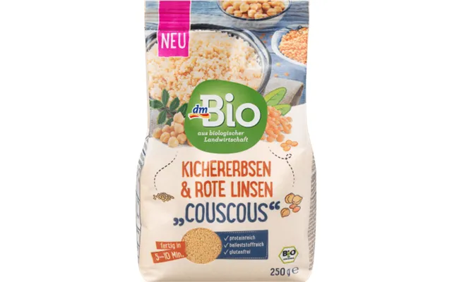 Dmbio Chickpea And Red Lentil Couscous - 250 G