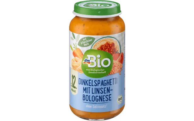 Dmbio Menu Spaghetti Bolognese With Lentils - From 12 Months